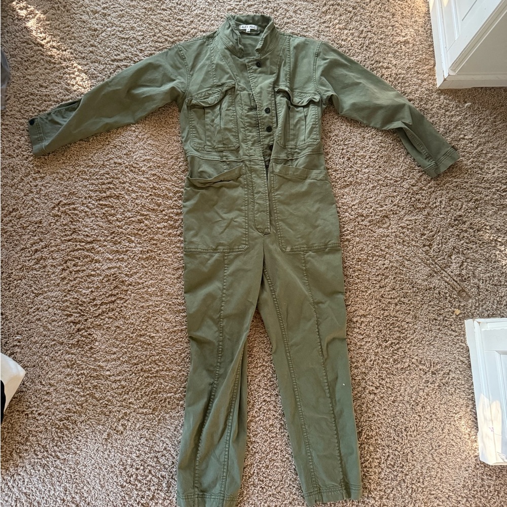 Alex Mills Sage Green Coveralls